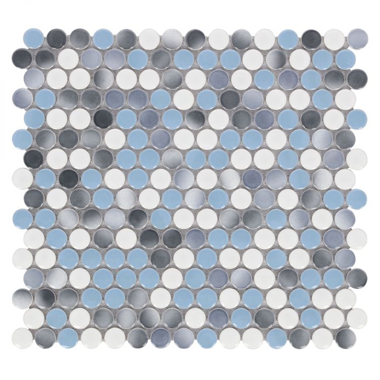 Penny Round Sky 11.5 x 12.25